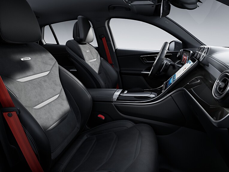 Die Sitze im Mercedes-AMG GLC Coupé.