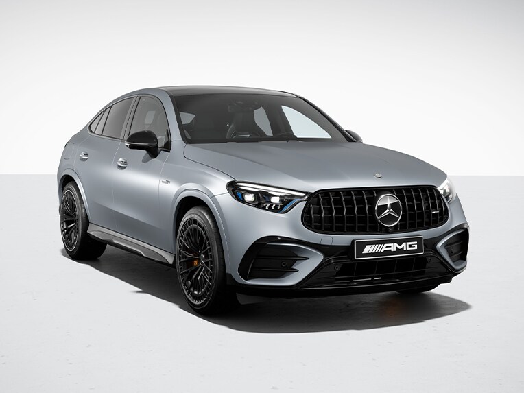 Das Mercedes-AMG GLC Coupé mit AMG Carbon-Paket Exterieur.