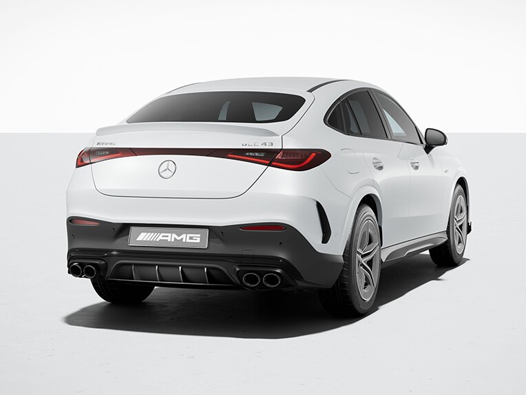 Das Mercedes-AMG GLC Coupé mit AMG Optik-Paket.
