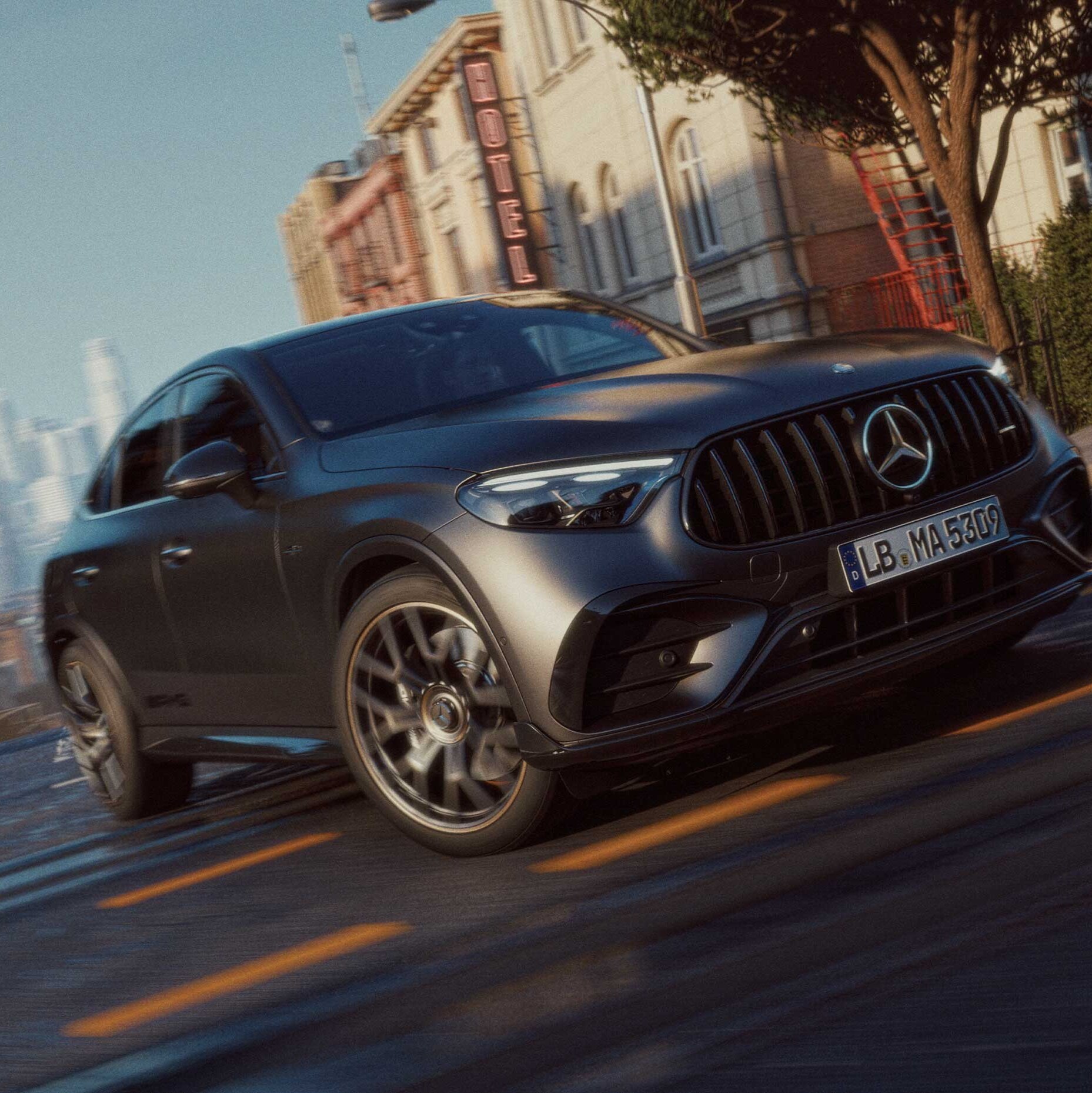 Le nouveau Mercedes-AMG GLC 53 4MATIC+ Coupé.