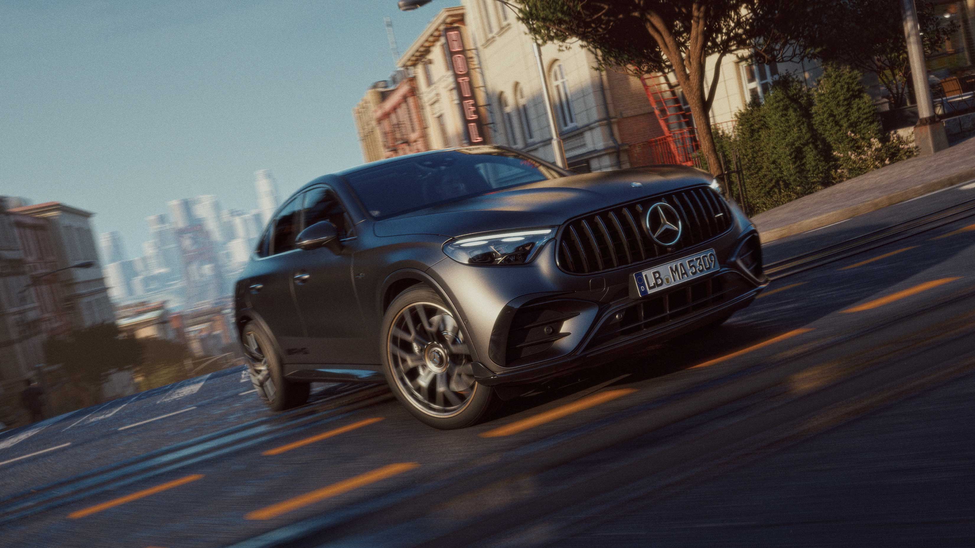 Das neue Mercedes-AMG GLC 53 4MATIC+ Coupé.