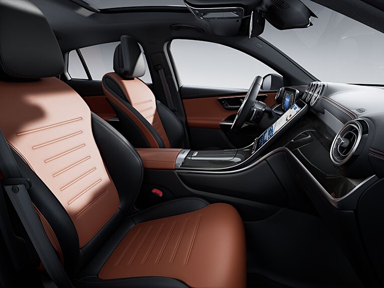 Das GLC Coupé von Mercedes-Benz mit der Ausstattungslinie AMG Line.