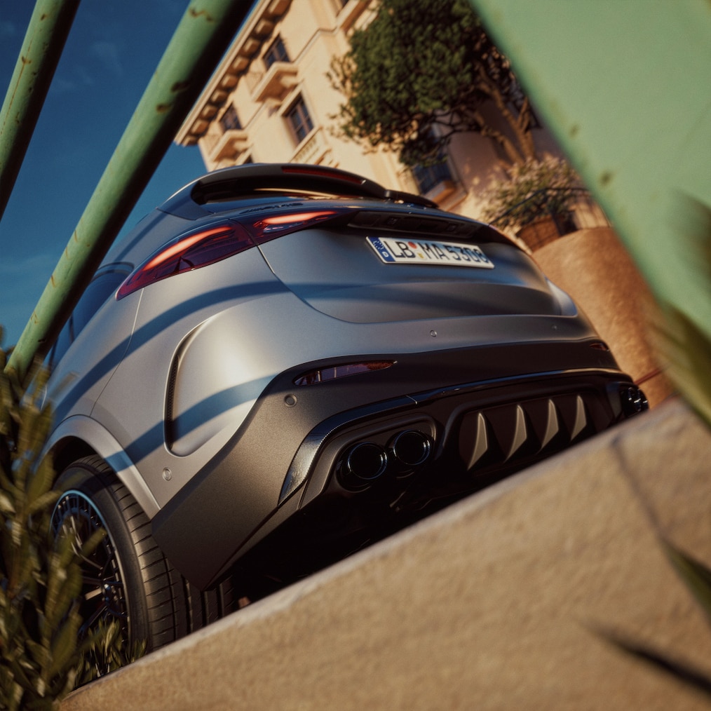 Pack DYNAMIC PLUS AMG de la nouvelle Mercedes-AMG GLC SUV.