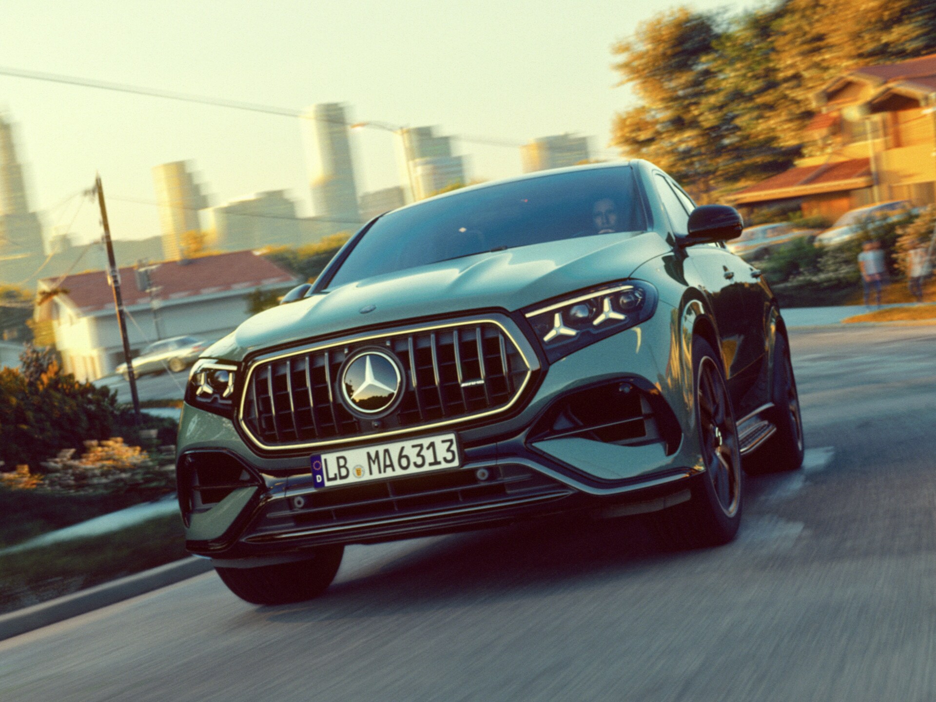 Das neue Frontdesign des Mercedes-AMG GLE 63 S 4MATIC+ Coupé.