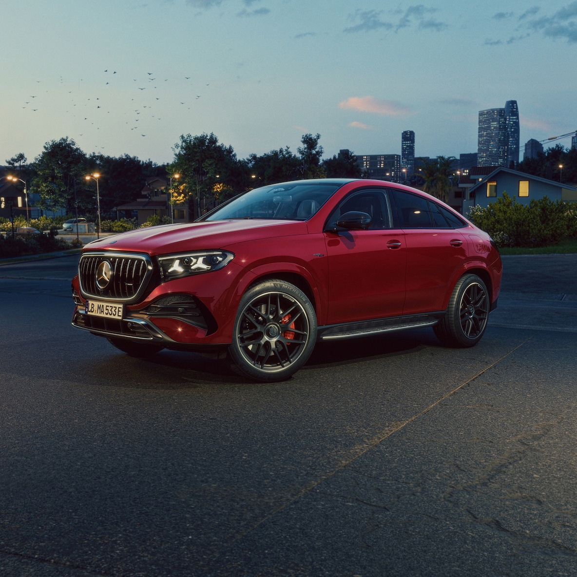 Le design sportif de coupé de la Mercedes-AMG GLE Coupé.
