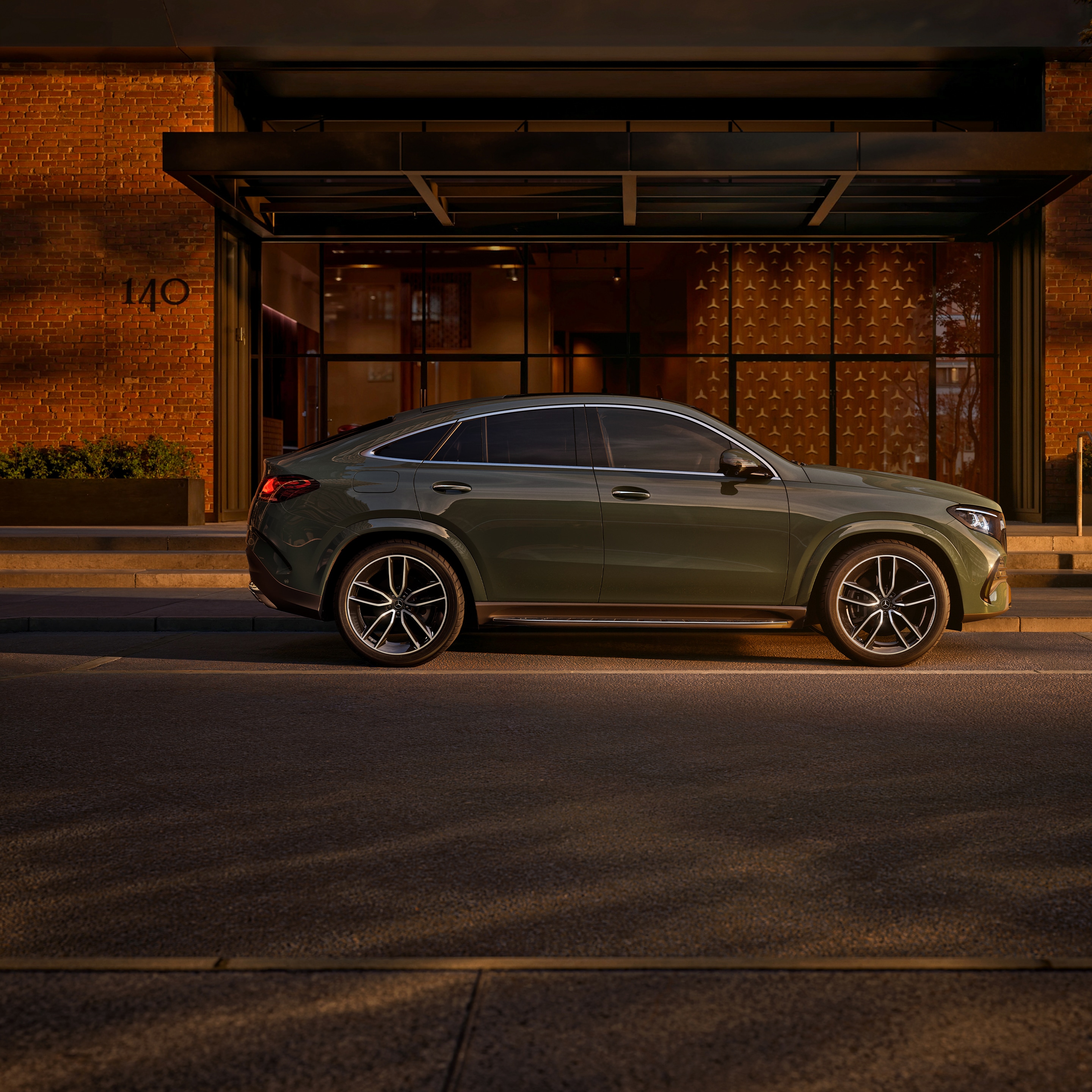 L'extérieur du nouveau GLE Coupé.