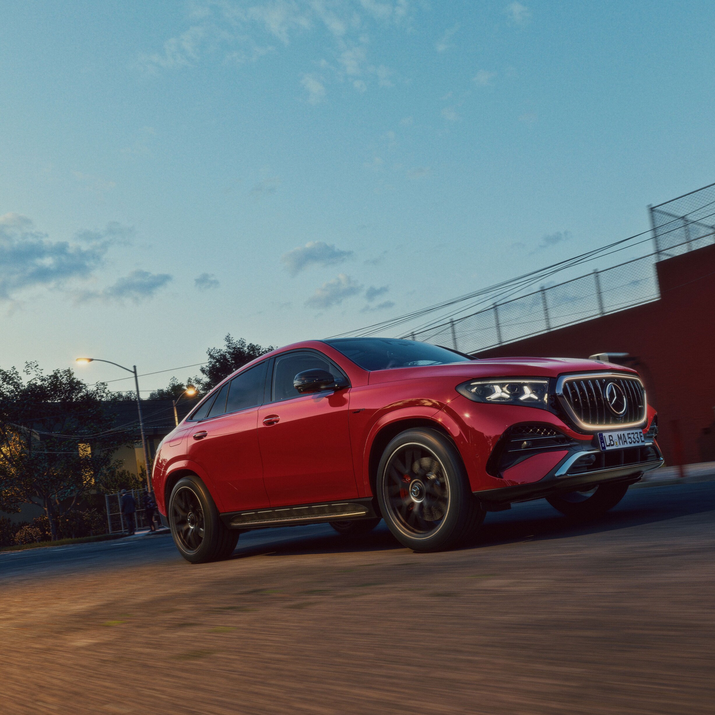 L'extérieur de la nouvelle Mercedes-AMG GLE Coupé.