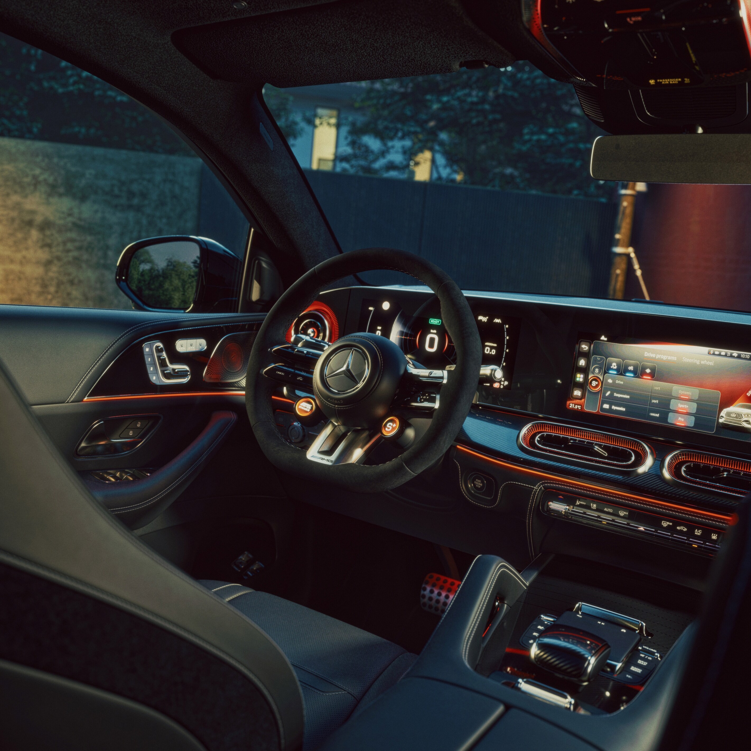 L'intérieur de la nouvelle Mercedes-AMG GLE Coupé.