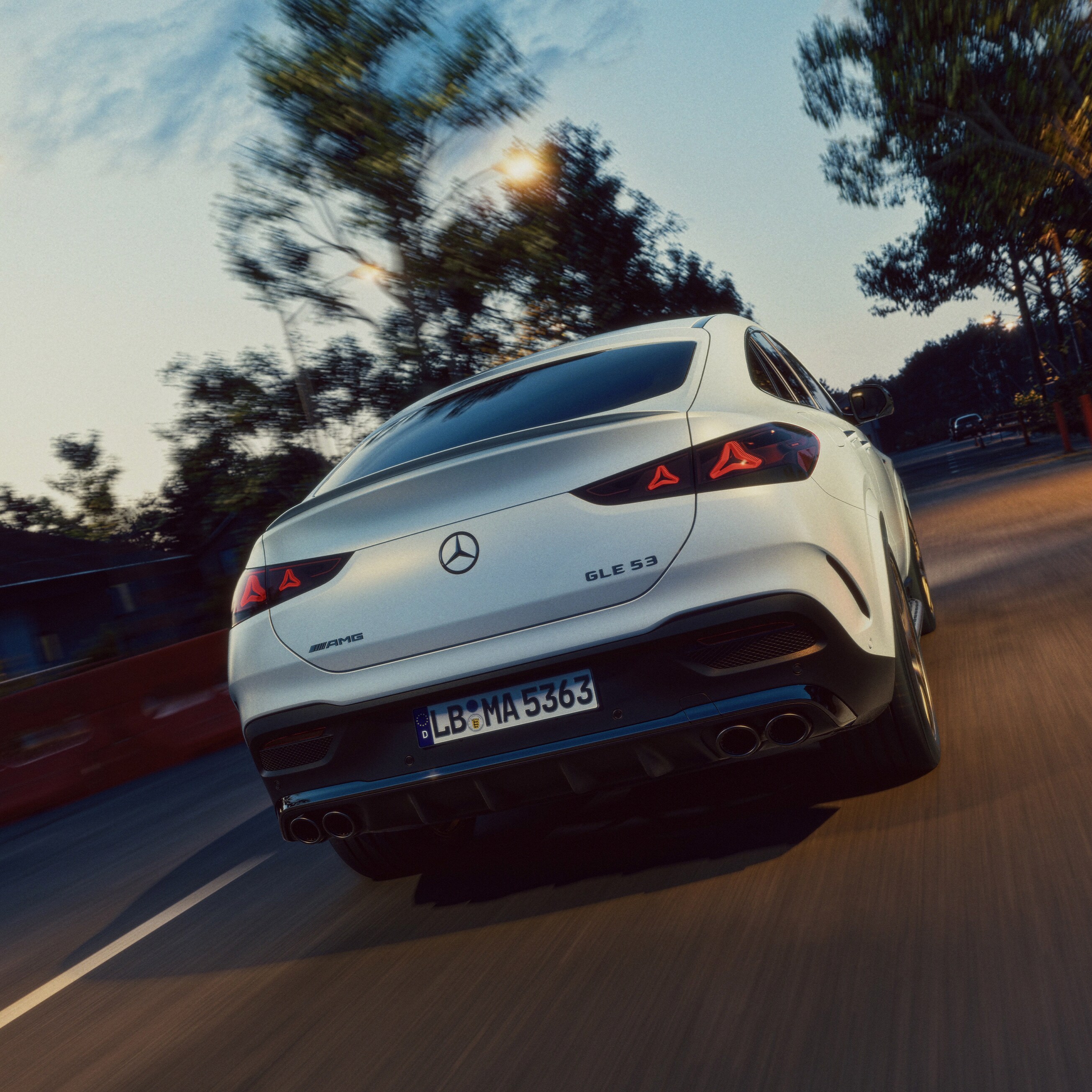 L'extérieur de la nouvelle Mercedes-AMG GLE Coupé.