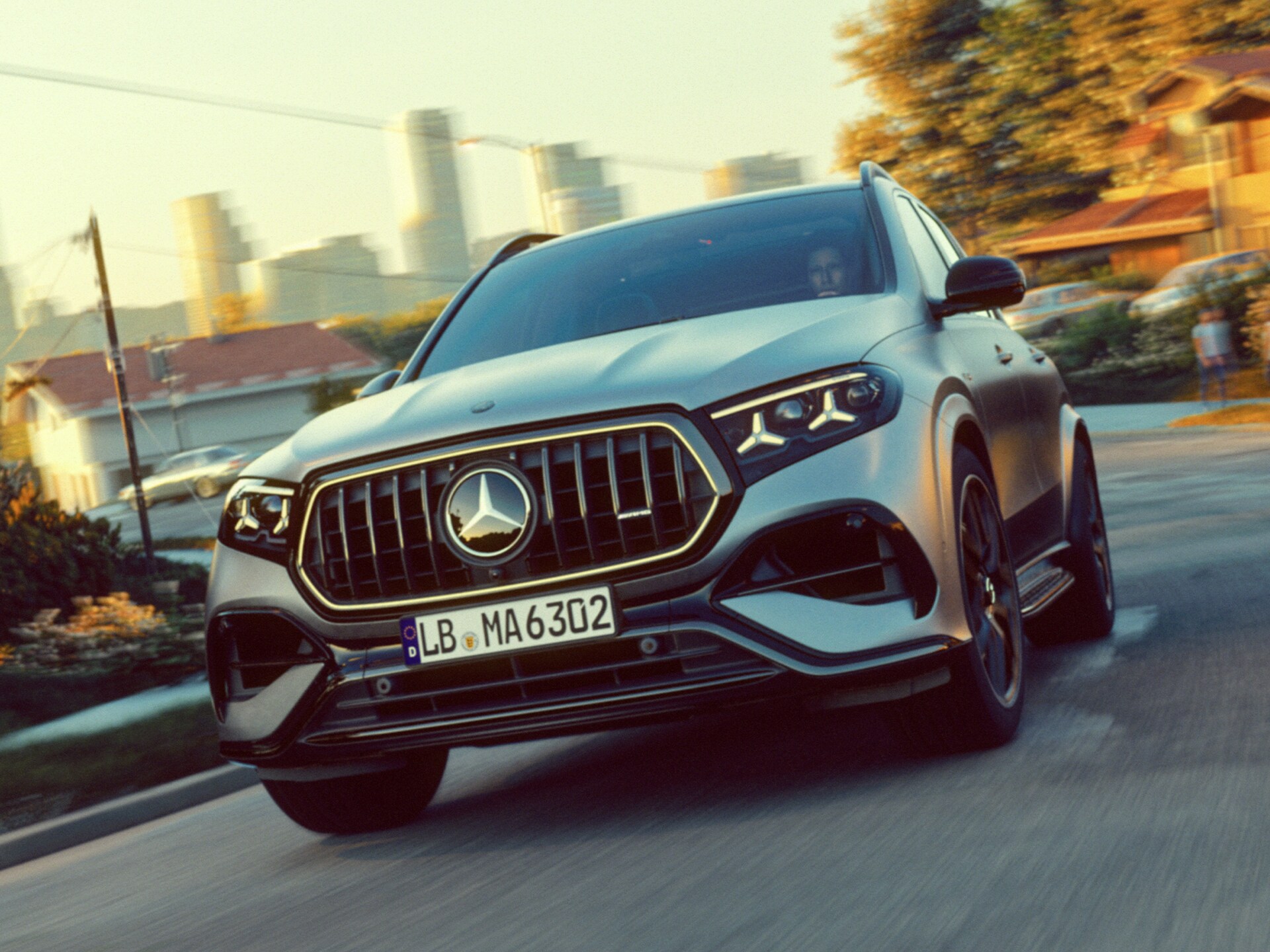 Le nouveau design avant de la Mercedes-AMG GLE&nbsp;63&nbsp;S 4MATIC+ SUV.