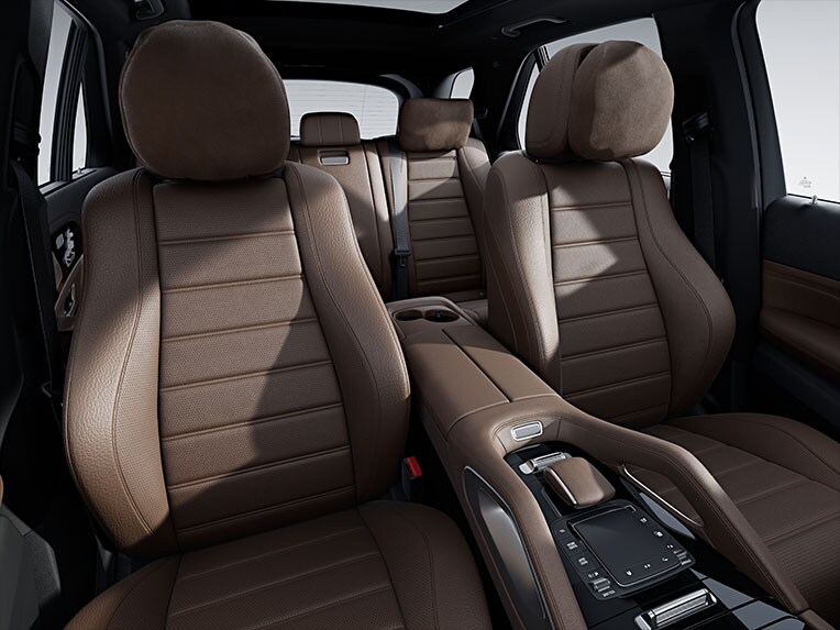 Die Multikontursitze vorne im Mercedes-Benz GLE.