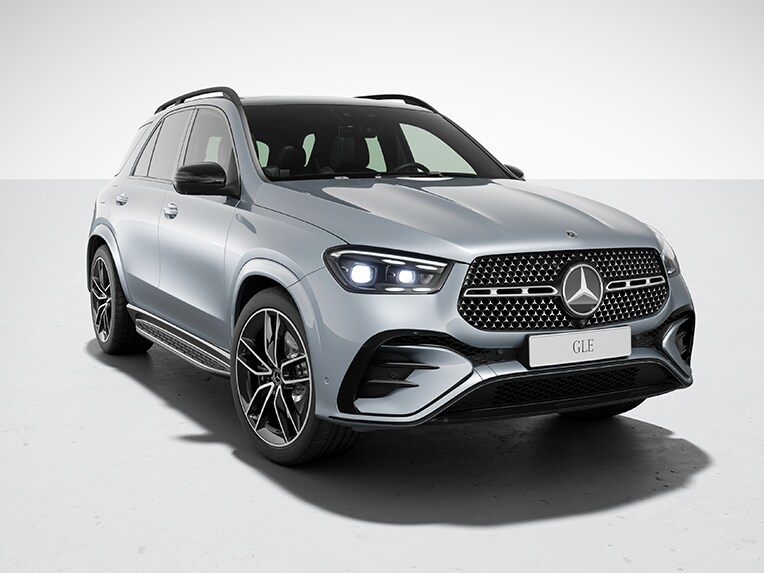 Das Exterieur des Mercedes-Benz GLE mit dem Night-Paket.