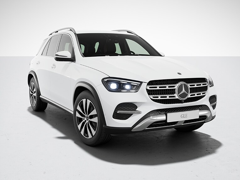 Das Exterieur des Mercedes-Benz GLE mit Serienausstattung.