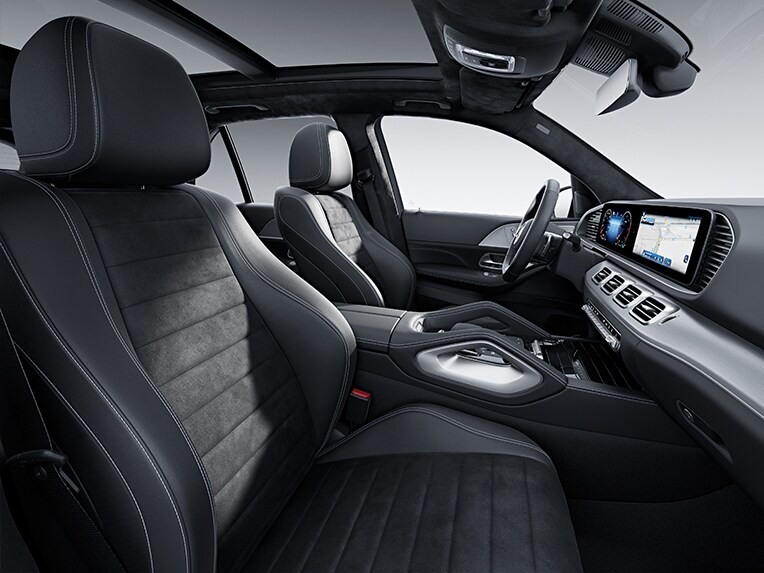 Das Interieur des Mercedes-Benz GLE mit der AMG Line.