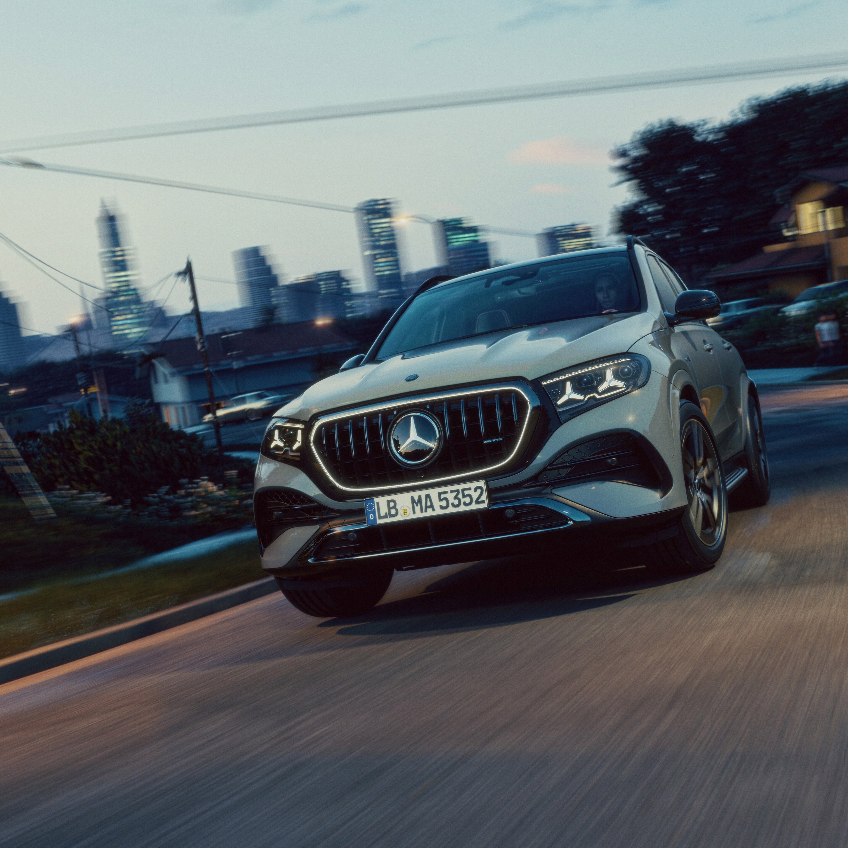 Der neue Mercedes-AMG GLE in einer Frontansicht.