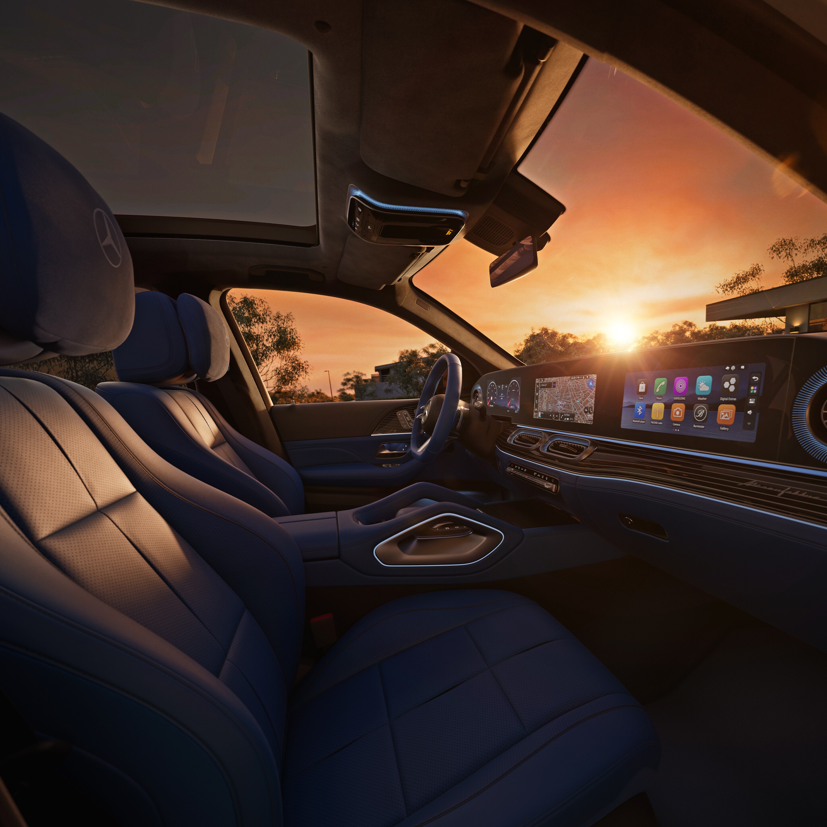 Das Interieur des neuen GLE.