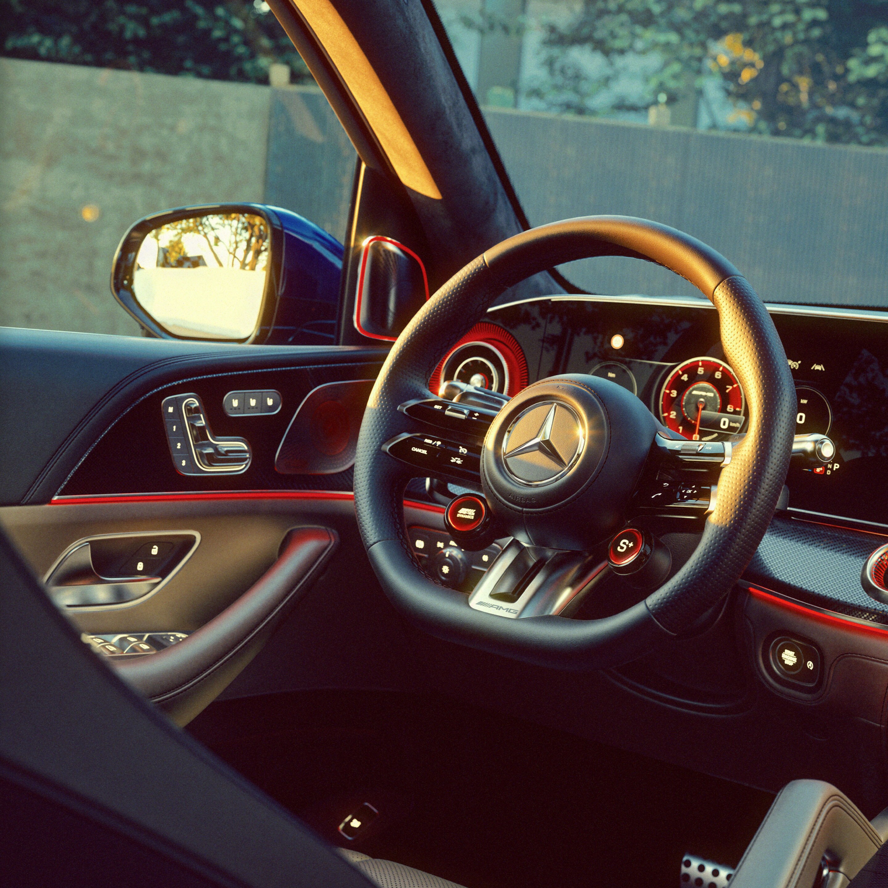 Das Interieur des Mercedes-AMG GLS 63.