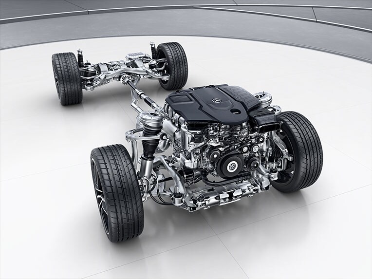 Transmission intégrale 4MATIC pour le GLS de Mercedes-Benz.