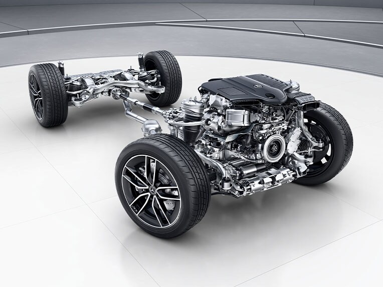 E-ACTIVE BODY CONTROL dans le GLS de Mercedes-Benz.