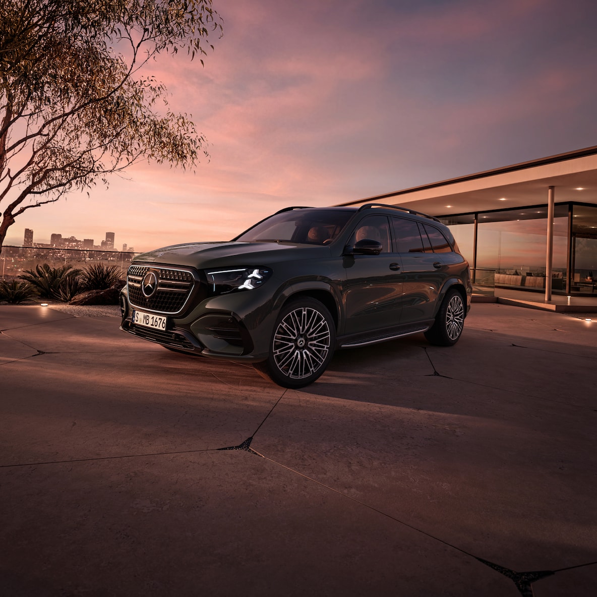 Exterieur des neuen GLS von Mercedes-Benz.