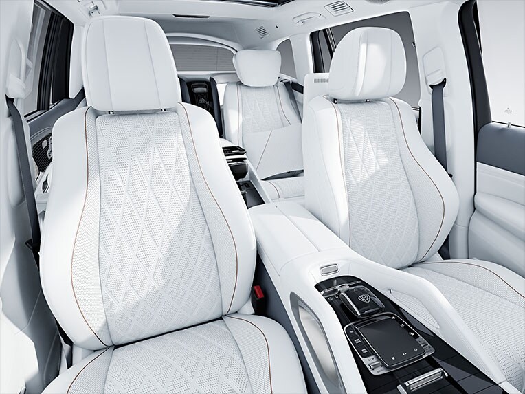 Die klimatisierten Massagesitze im Mercedes-Maybach GLS.