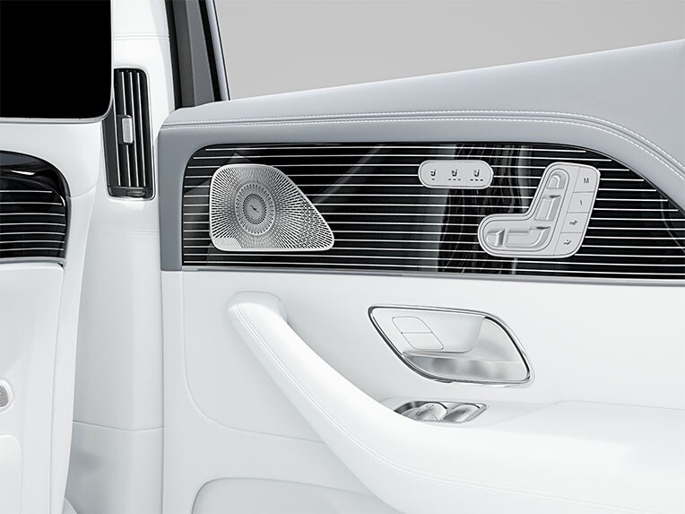 Das Mercedes-Maybach GLS Interieur mit dem MANUFAKTUR Leder-Paket Exklusiv.