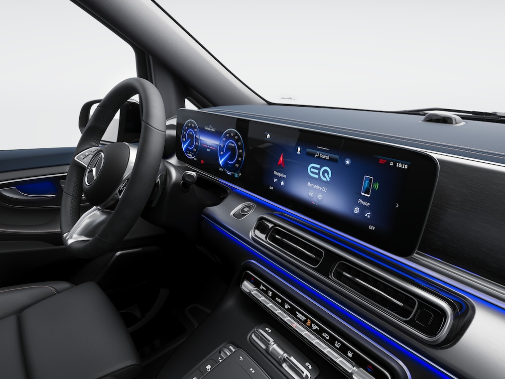 Beim Widescreen Cockpit verschmelzen Instrumentenanzeige und Media-Display zu einer visuellen Einheit unter einer durchgehenden Glasfläche.