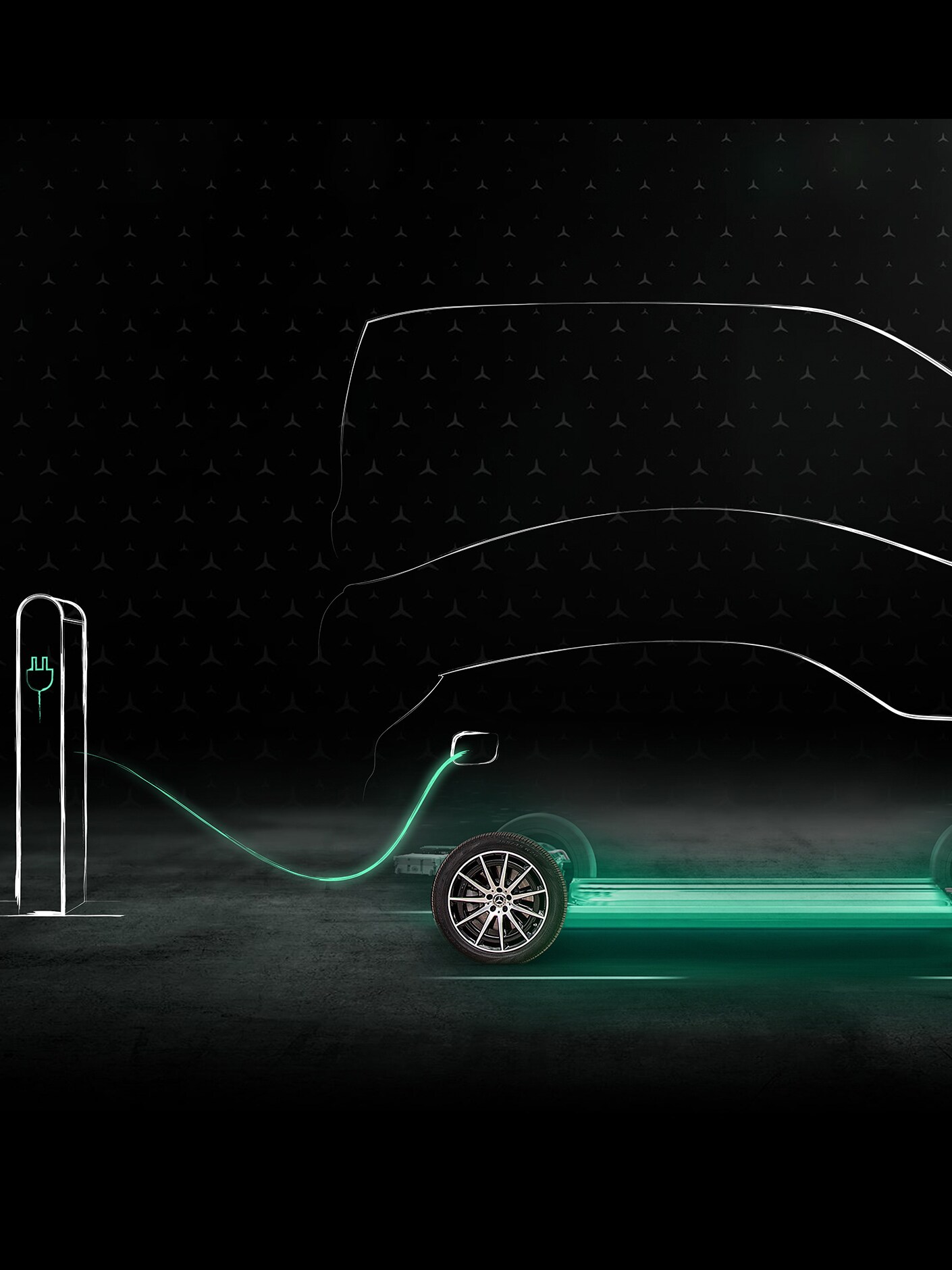 Eine Animation der Green Charging Funktion.