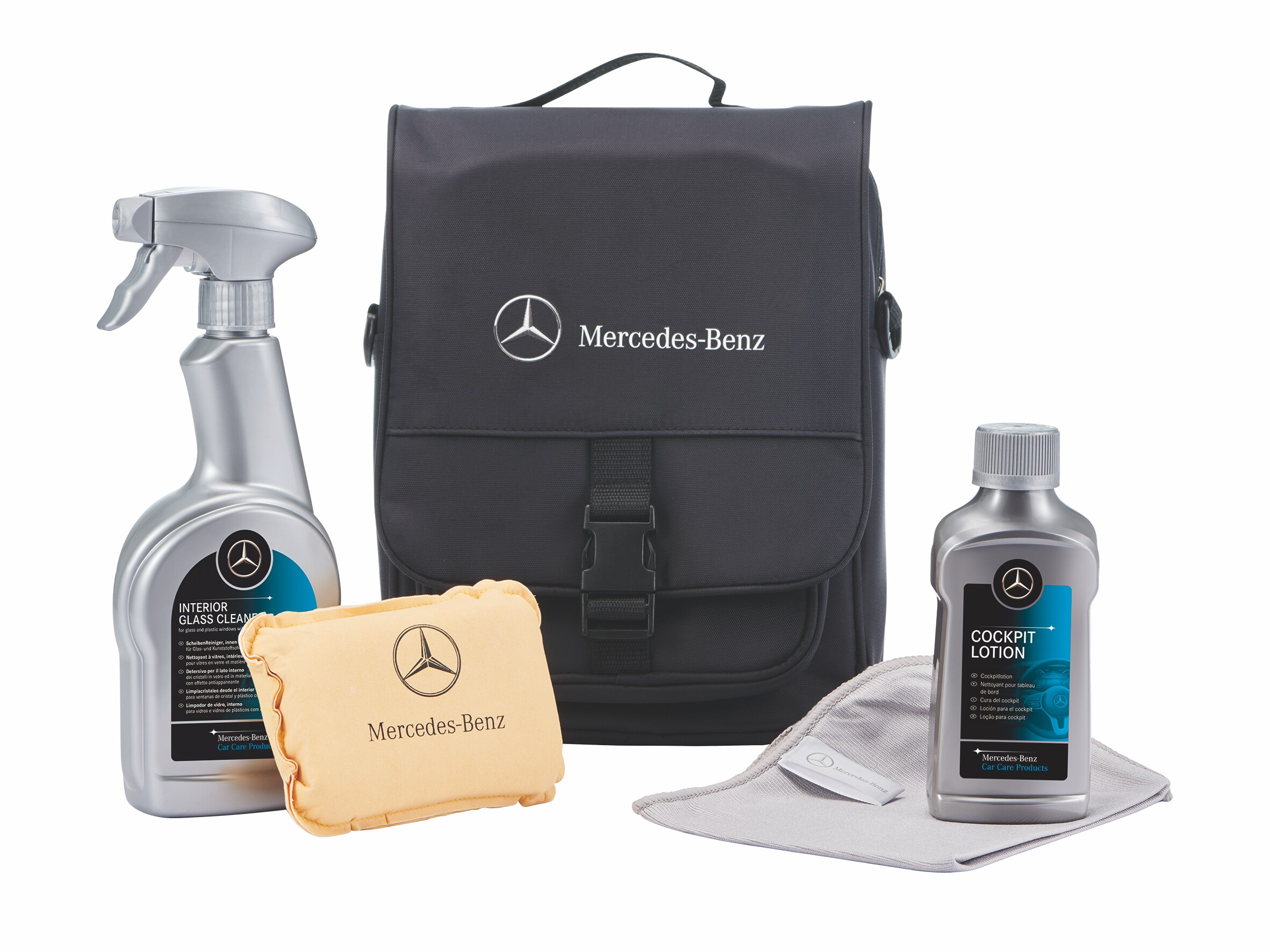 Das Mercedes-Benz Pflegekit Interieur.