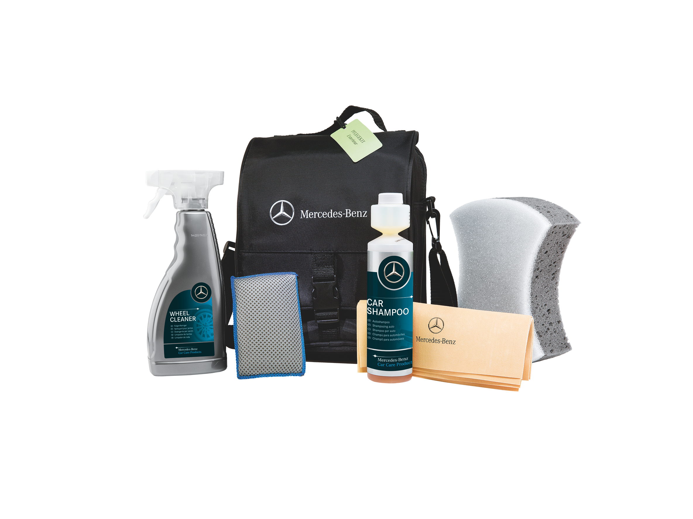 Das Mercedes-Benz Pflegekit Exterieur.
