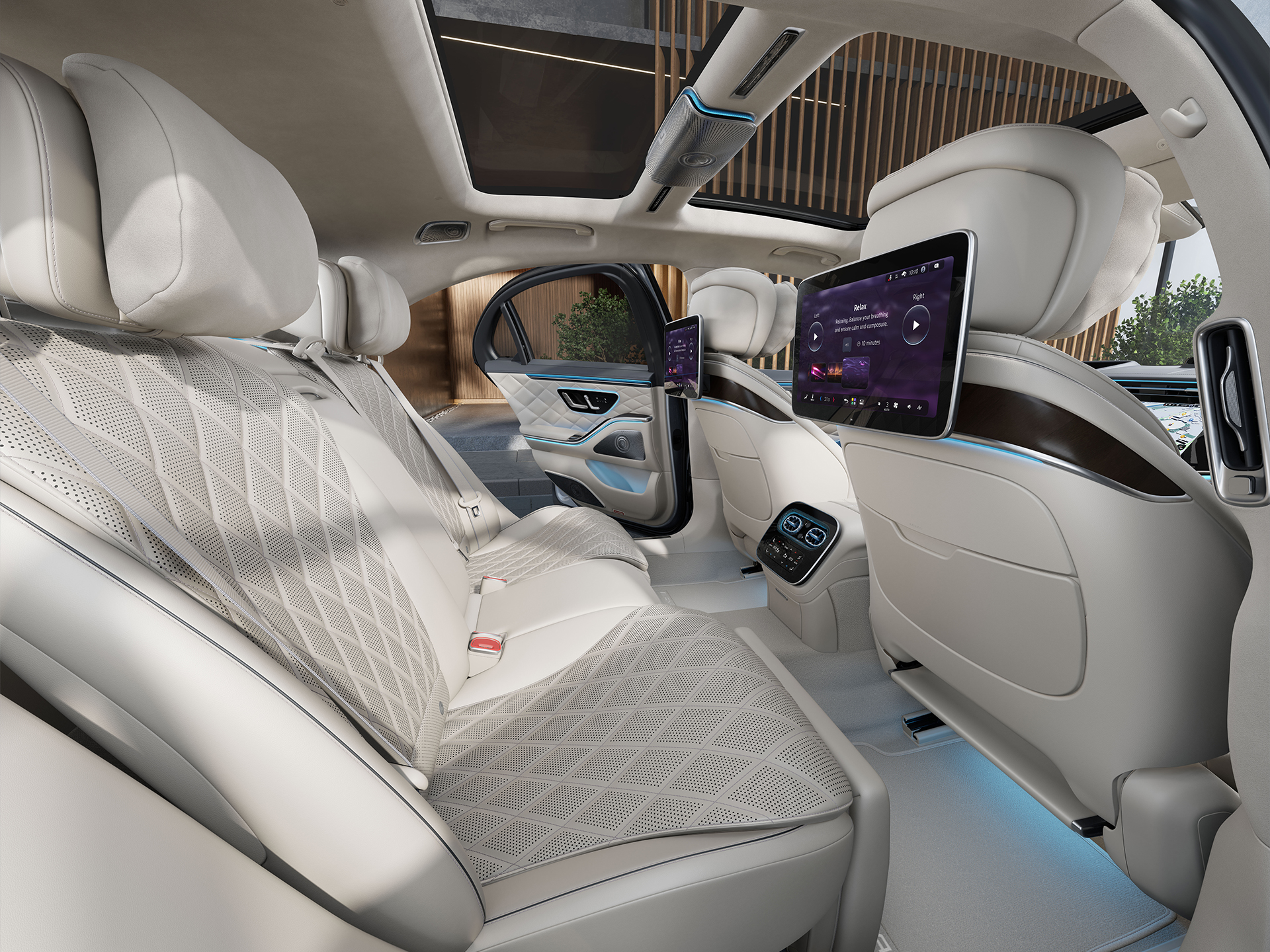 Komfort | Mercedes-Benz Interieuransicht eines Mercedes-Benz Autos.