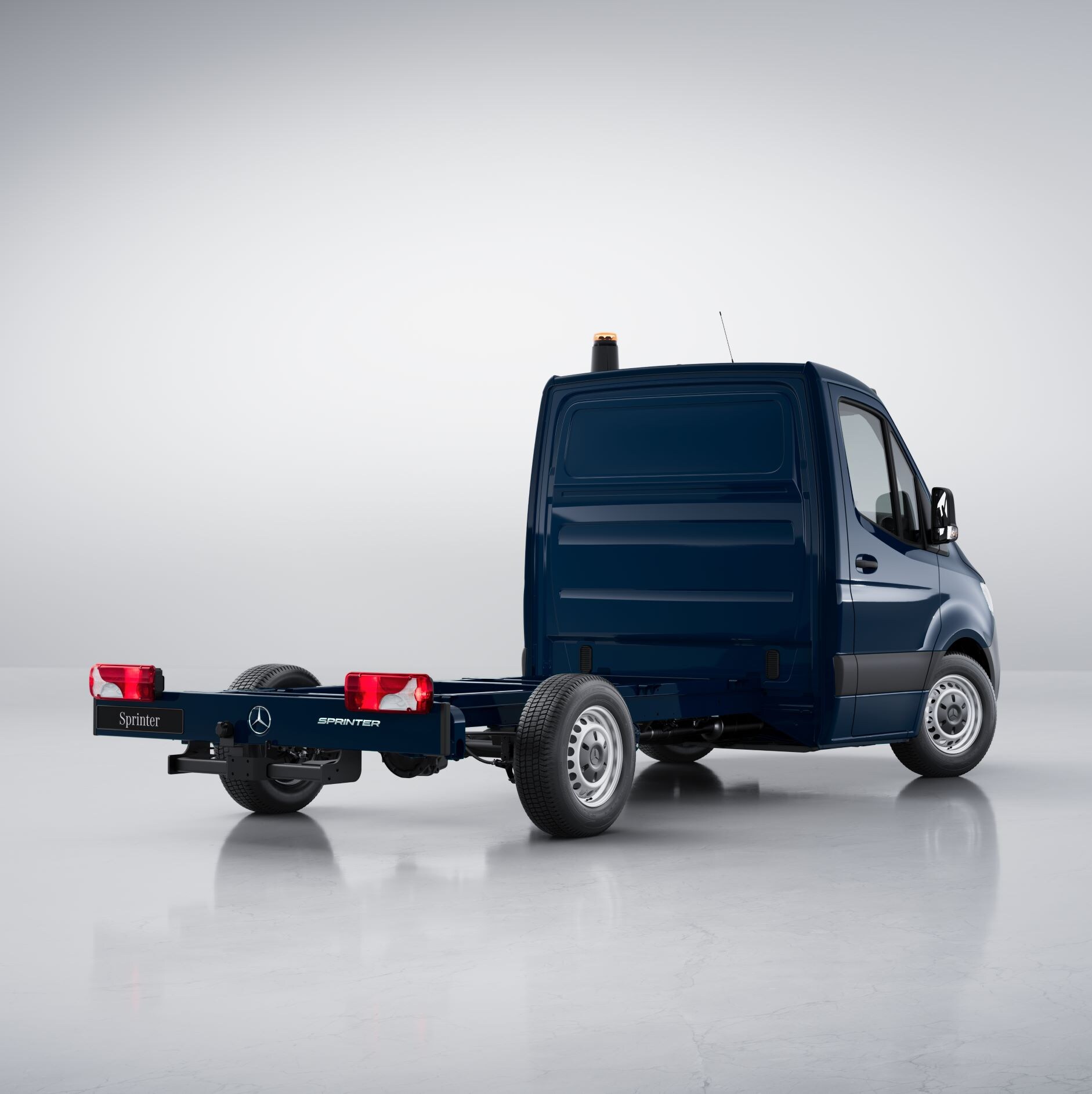 Das Mercedes-Benz Sprinter Fahrgestell.