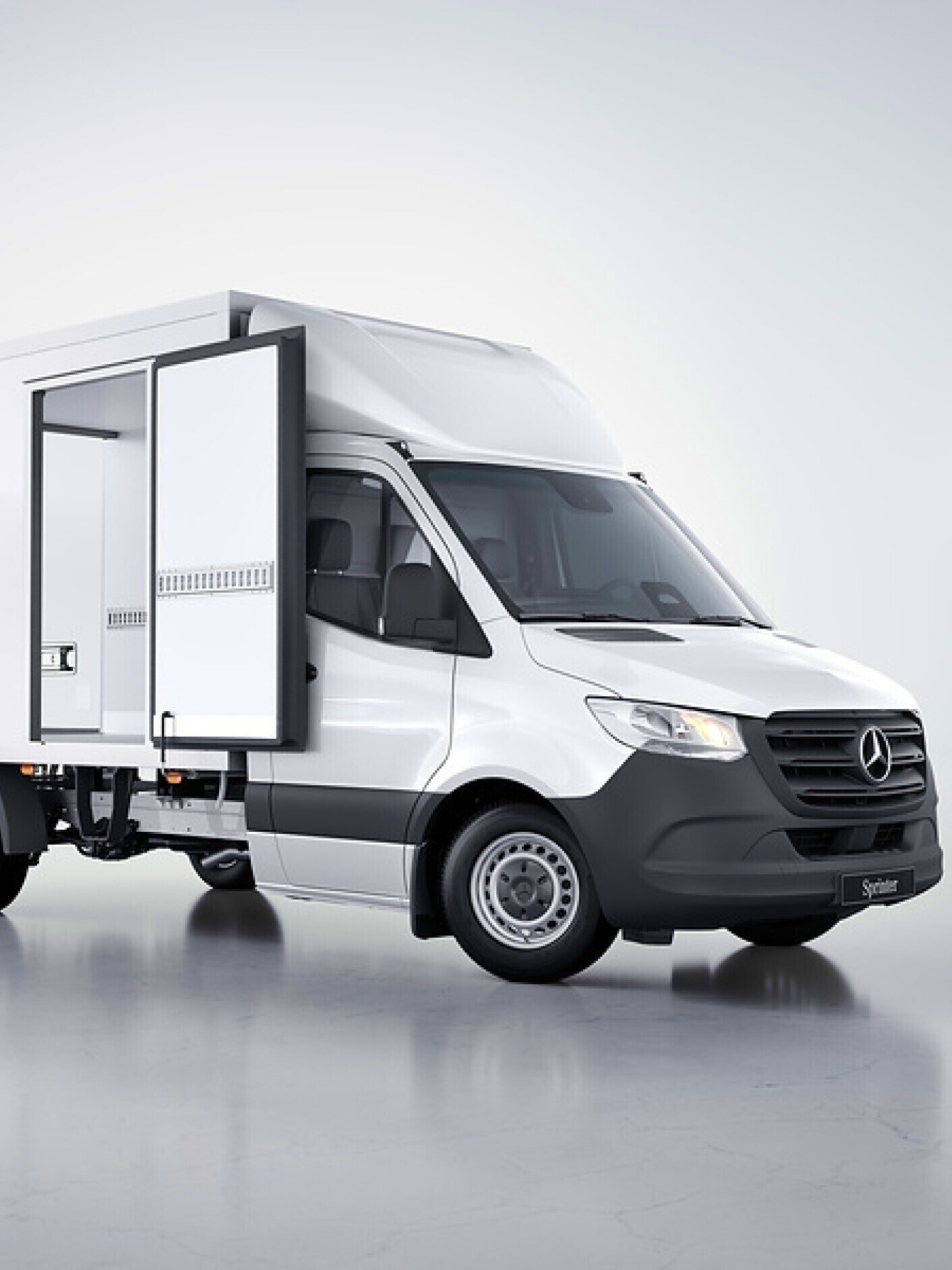 Das Mercedes-Benz Sprinter Fahrgestell mit einer Branchenlösung von VanSolution.