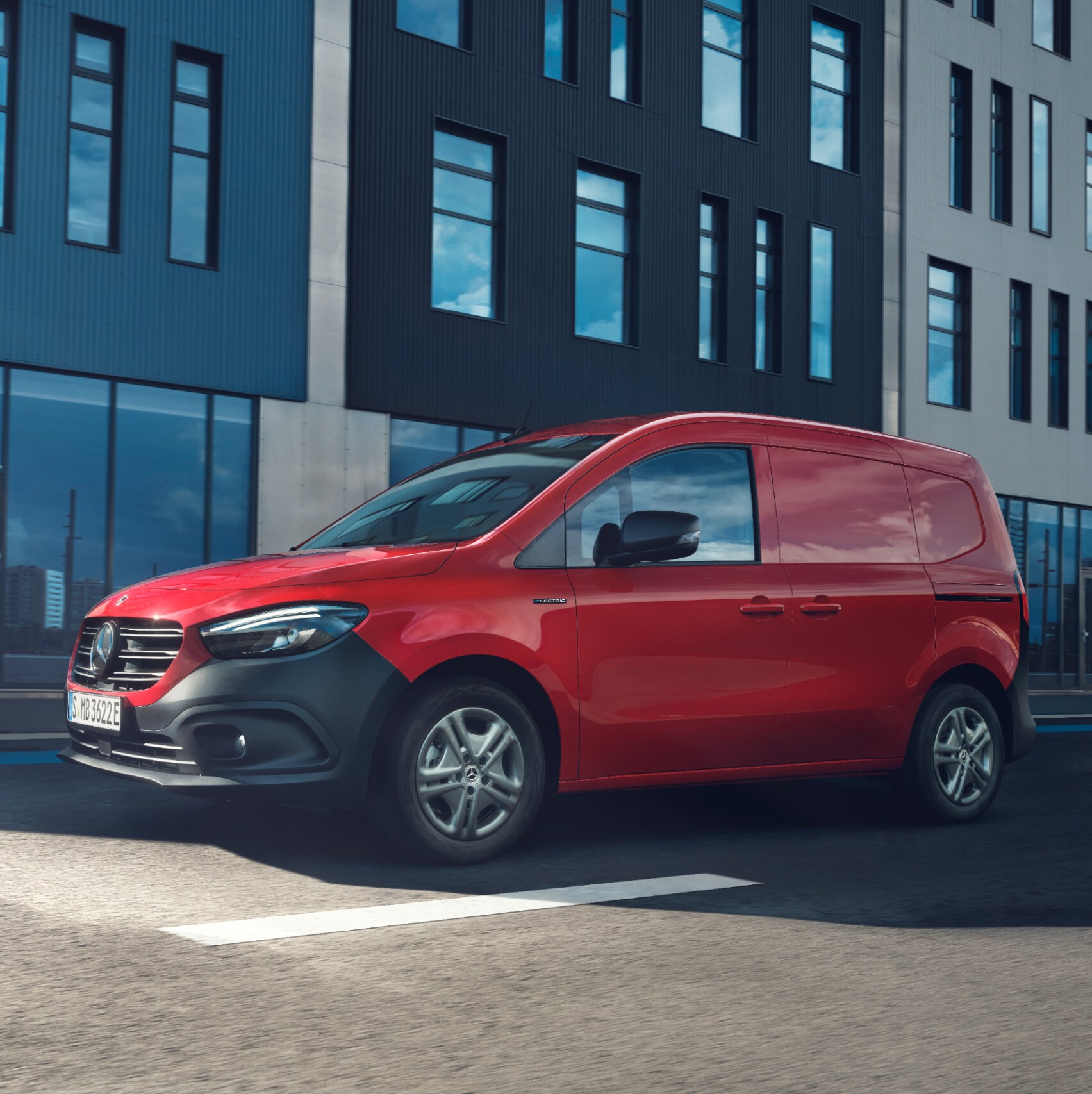 La Mercedes-Benz eCitan fourgon.
