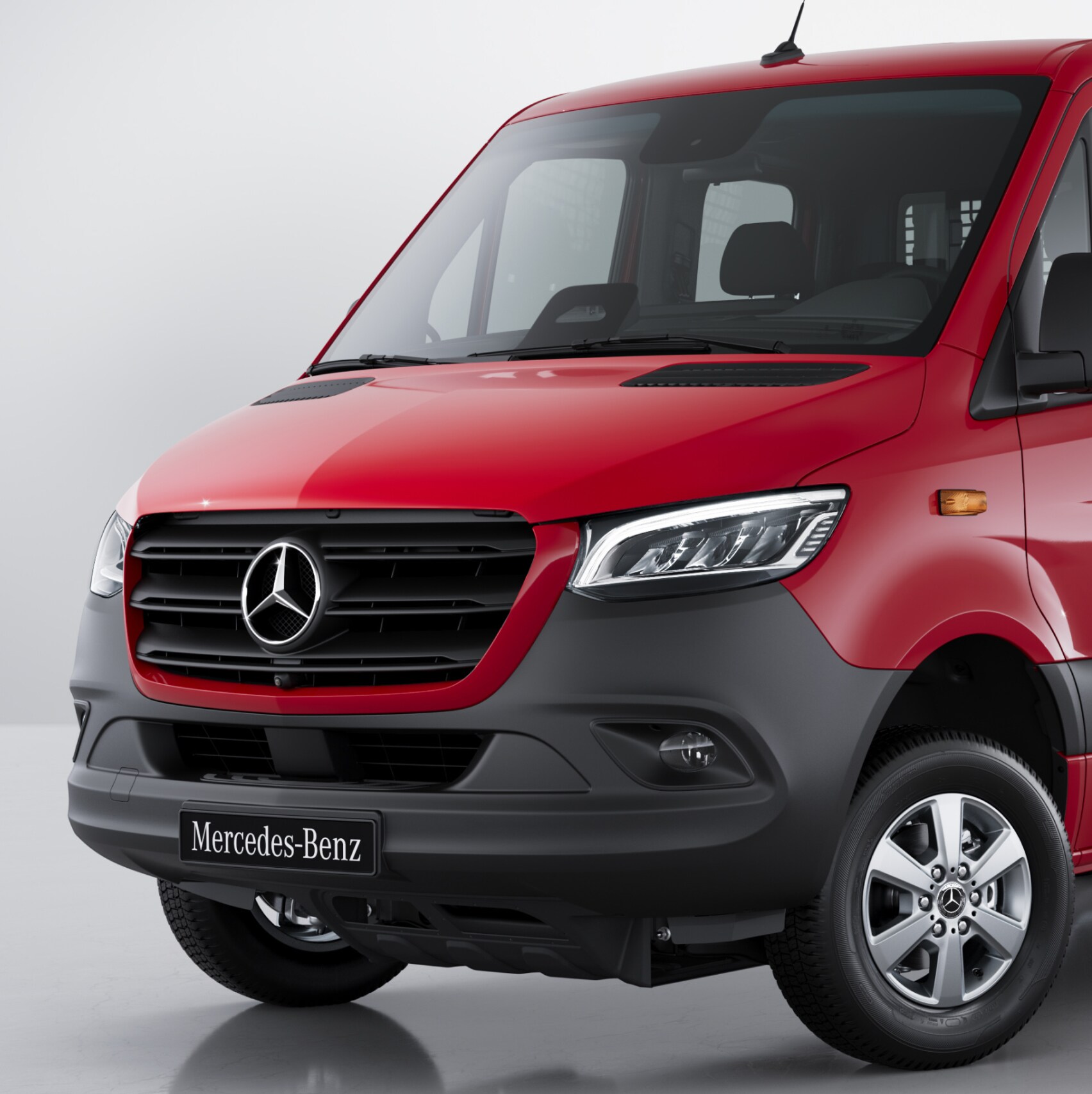 La Mercedes-Benz Sprinter à plateau