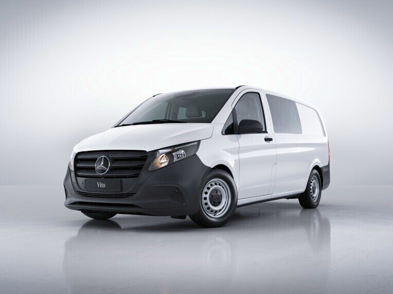 Le train de roulement de base du Mercedes-Benz Vito.