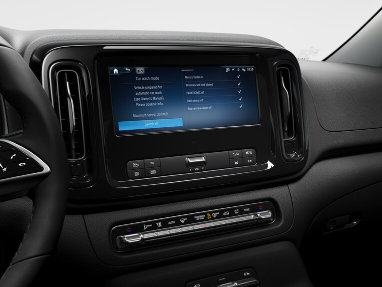 Le système multimédia MBUX Mercedes-Benz dans le Mercedes-Benz Vito.