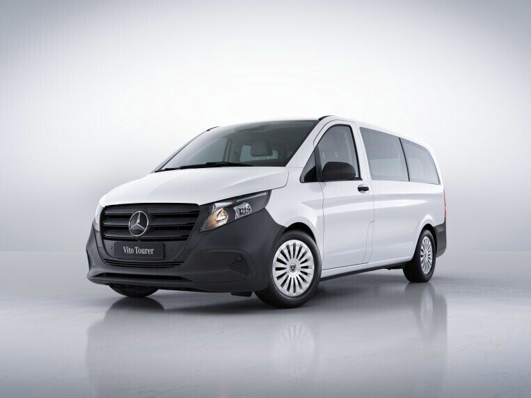 Der Vito Tourer BASE ist der robuste und zuverlässige Midsize-Van für die besonders wirtschaftliche Personenbeförderung.
