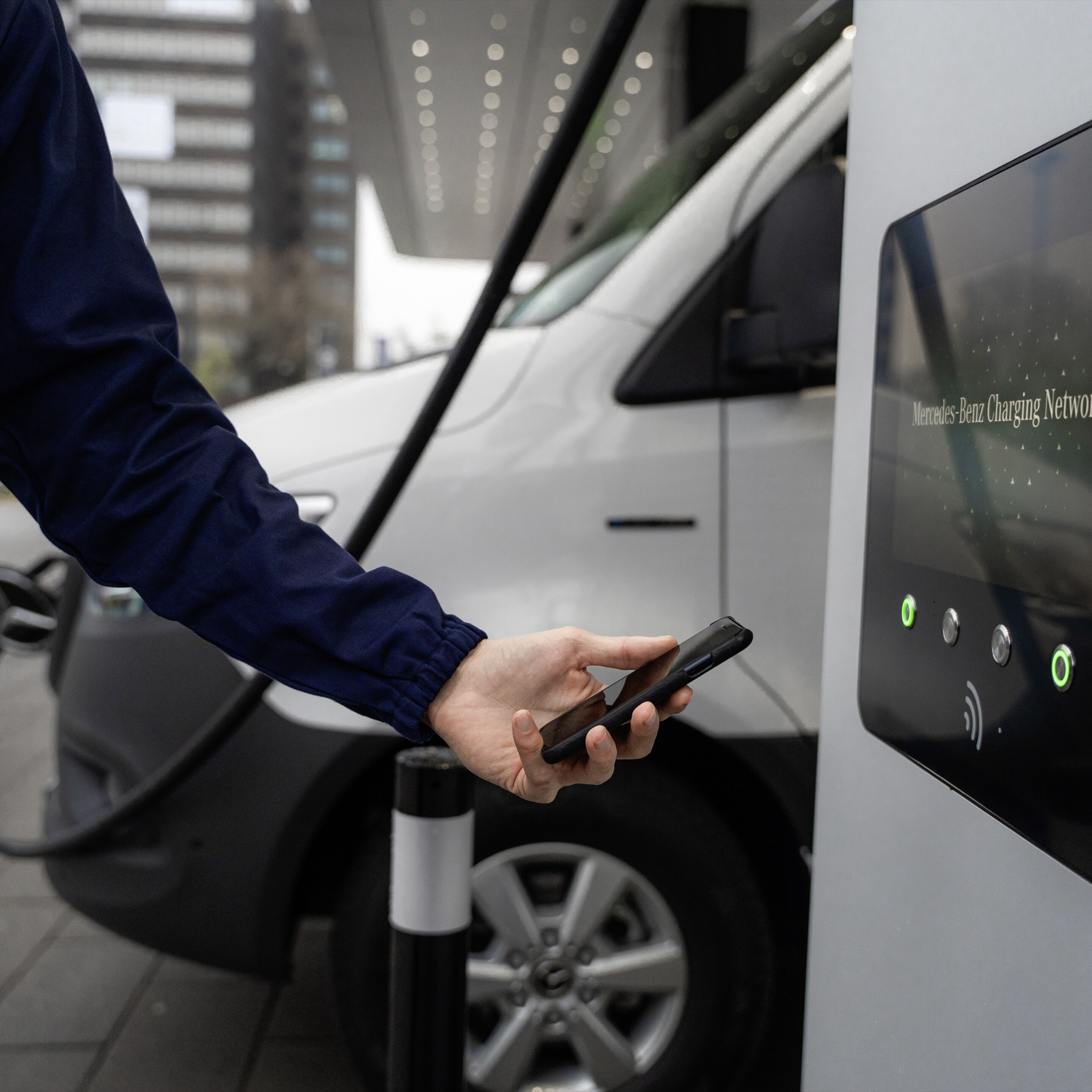 Die Mercedes-Benz App für Mercedes-Benz Transporter.