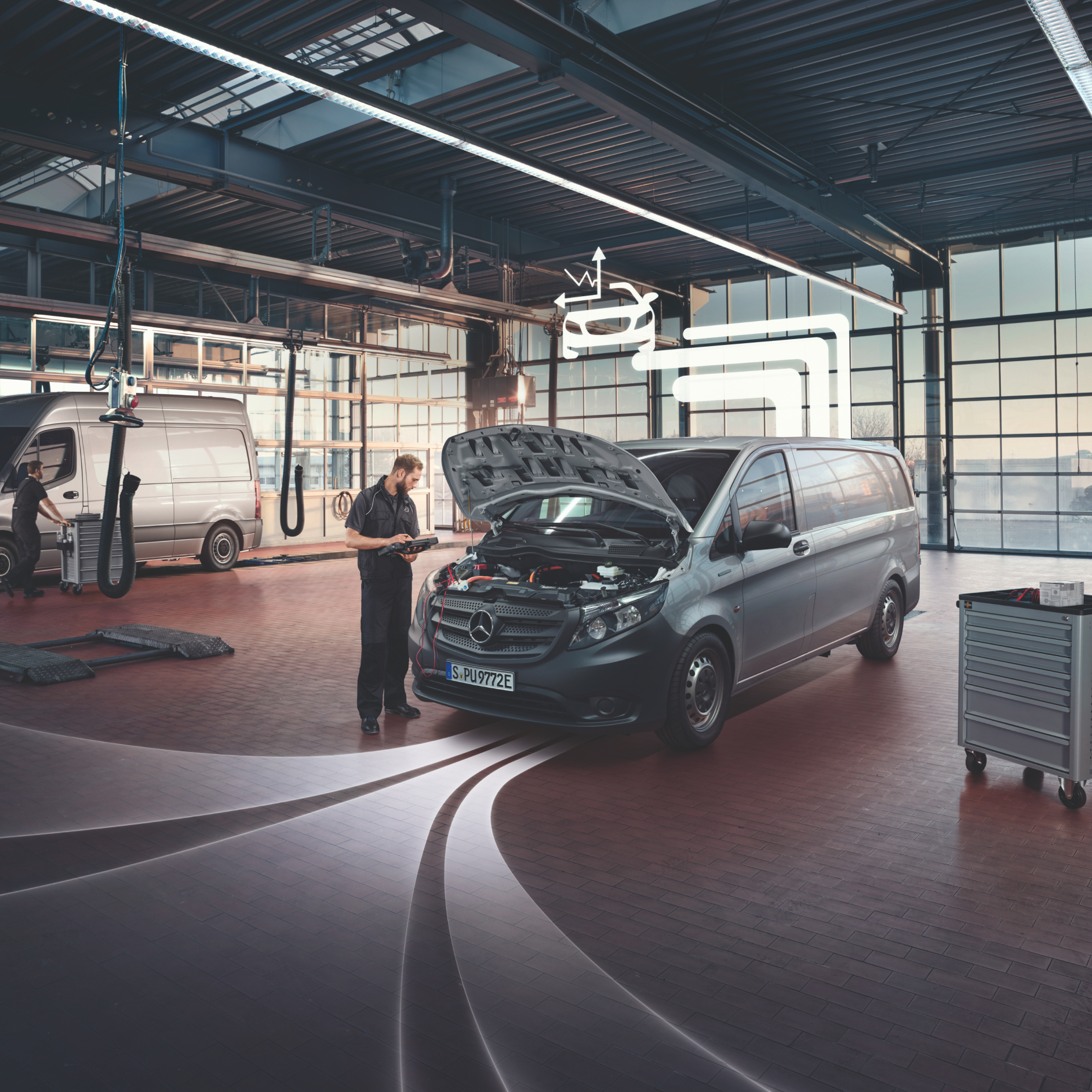 Telediagnose | Digitale Extras | Mercedes-Benz Das Digitale Extra Telediagnose von Mercedes-Benz.