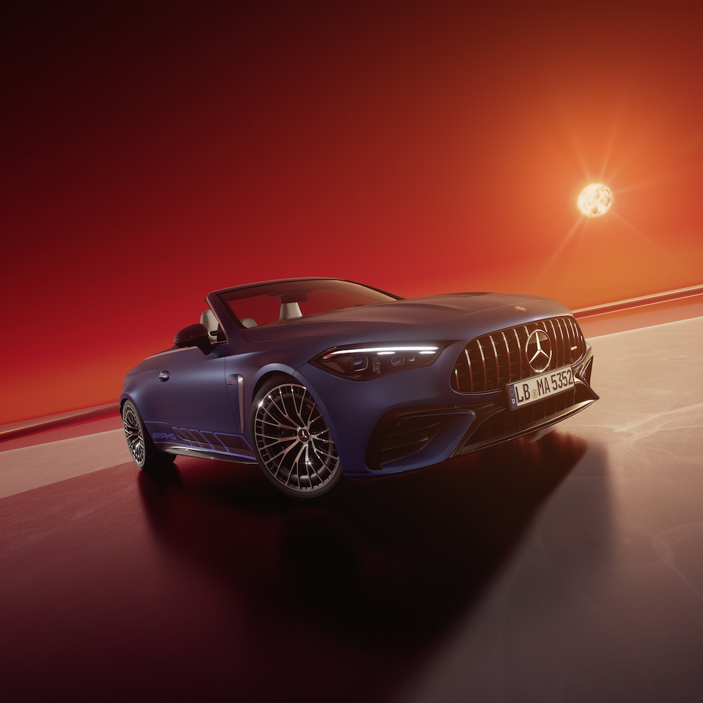 AMG Leichtmetallräder und AMG Sportbremsen.