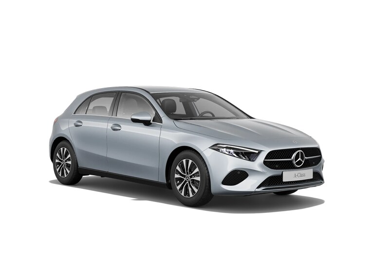 L'image montre le tarif et la brochure de la Mercedes-Benz Classe A.