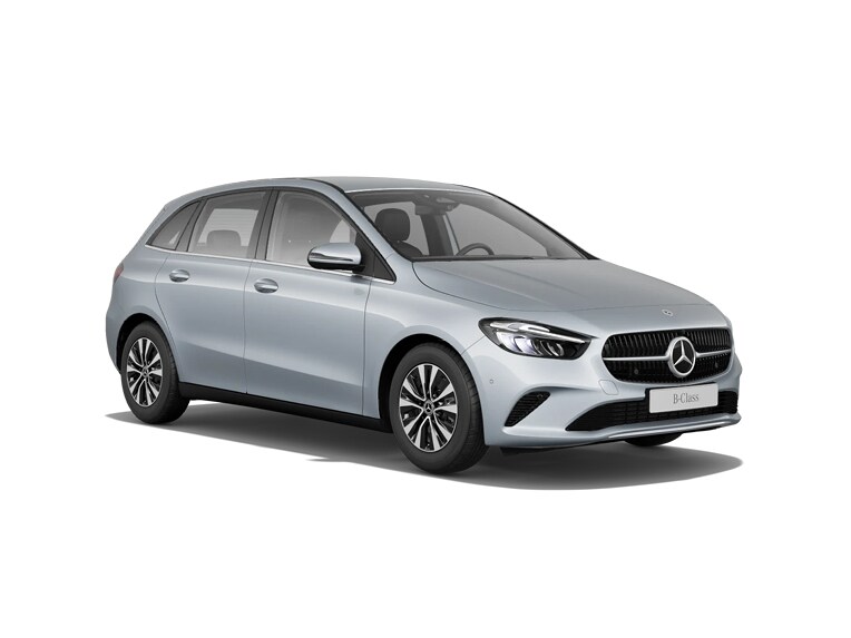 L'image montre le tarif et la brochure de la Mercedes-Benz Classe B.