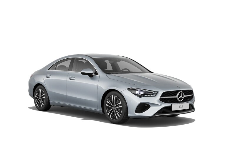 L'image montre le tarif et la brochure du Mercedes-Benz CLA Coupé.
