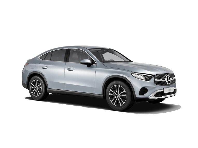 L'image montre le tarif et la brochure du Mercedes-Benz GLC Coupé.