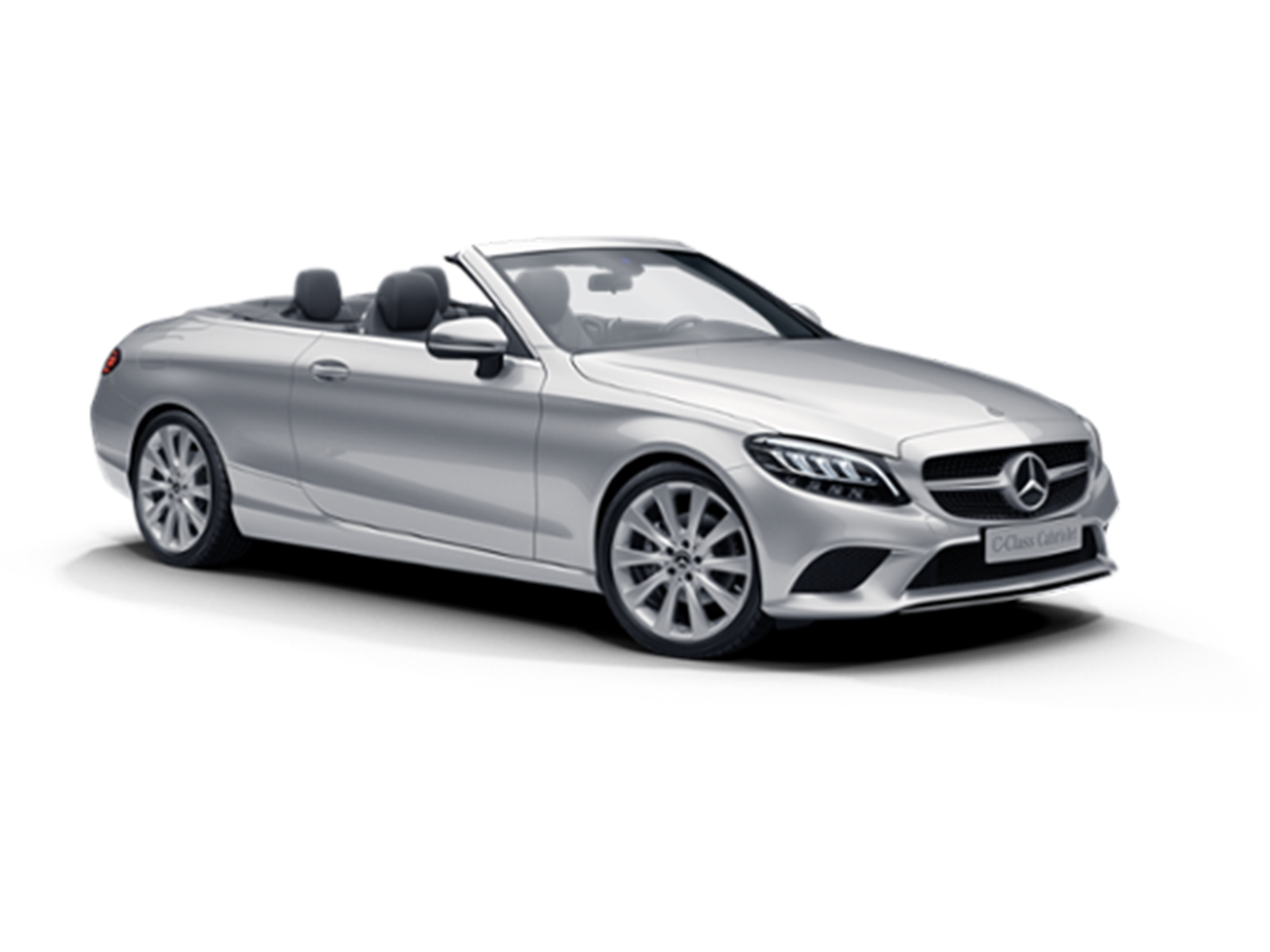 L'image montre le tarif et la brochure de la Mercedes-Benz Classe C Cabriolet.
