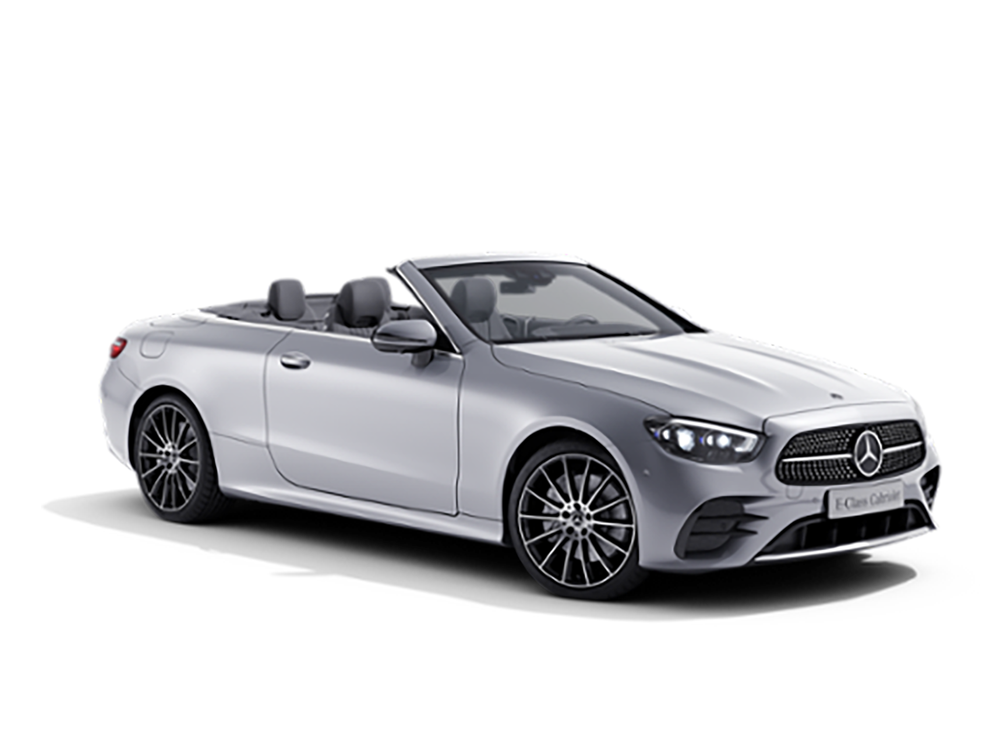 L'image montre le tarif et la brochure de la Mercedes-Benz Classe E Cabriolet.