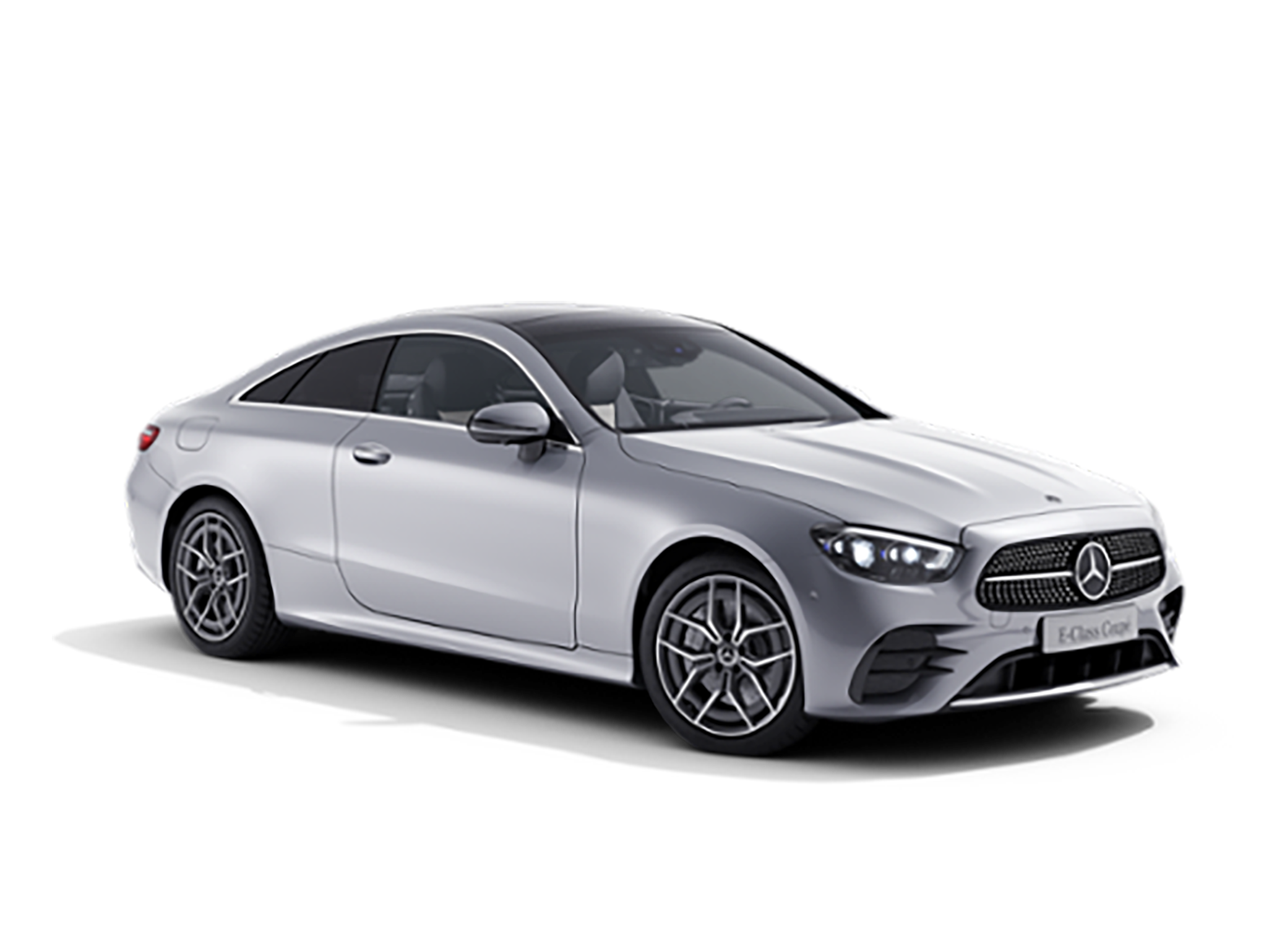 L'image montre le tarif et la brochure de la Mercedes-Benz Classe E Coupé.