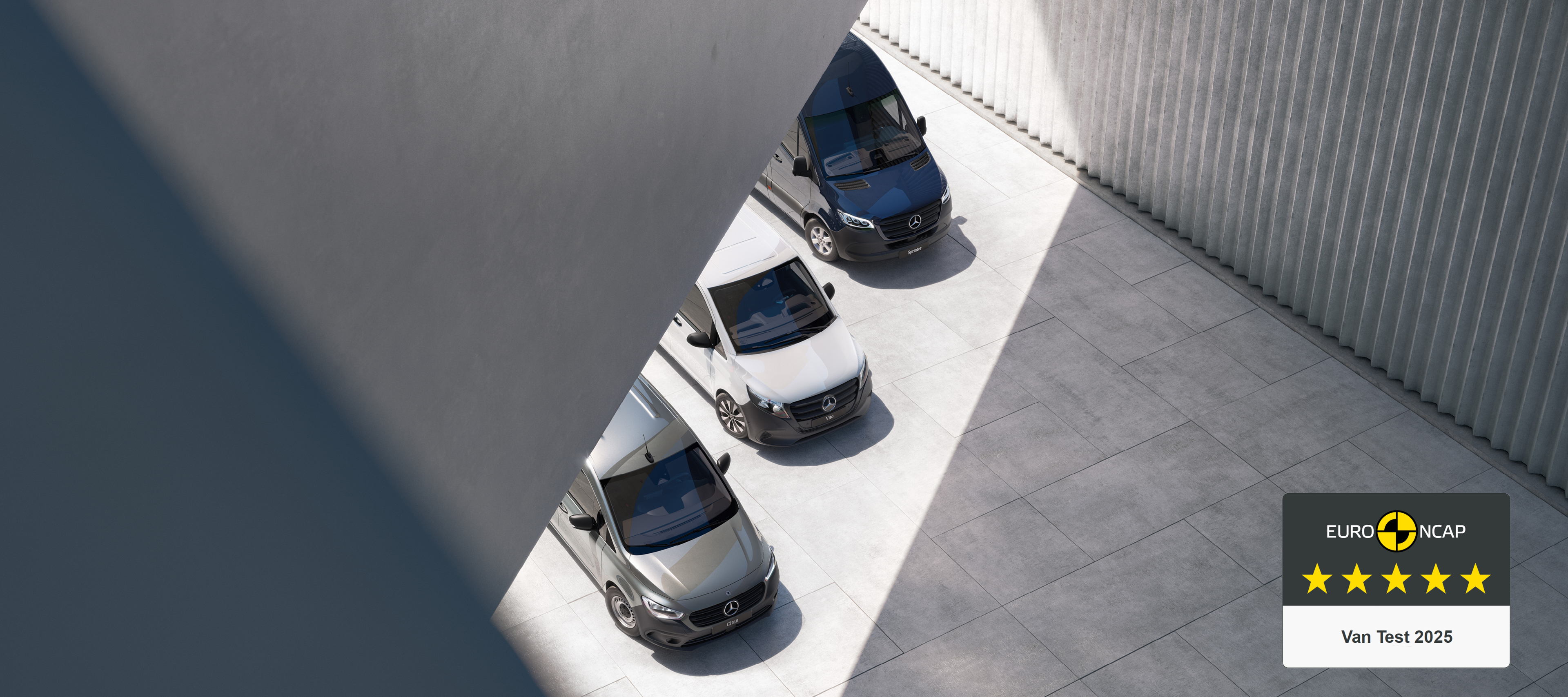 Bestnote im Bereich Sicherheit für alle unsere Transporter Bestnote im Bereich Sicherheit für alle unsere Transporter