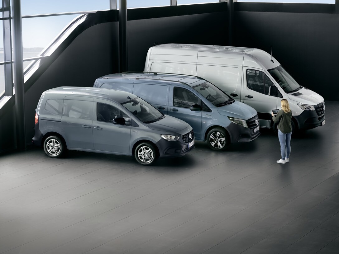 Un Mercedes-Benz Sprinter Tourer est chargé.